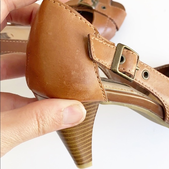 Thom McCan Brown peep toe Heels - Picture 9 of 9